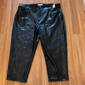 Abercrombie faux leather pants